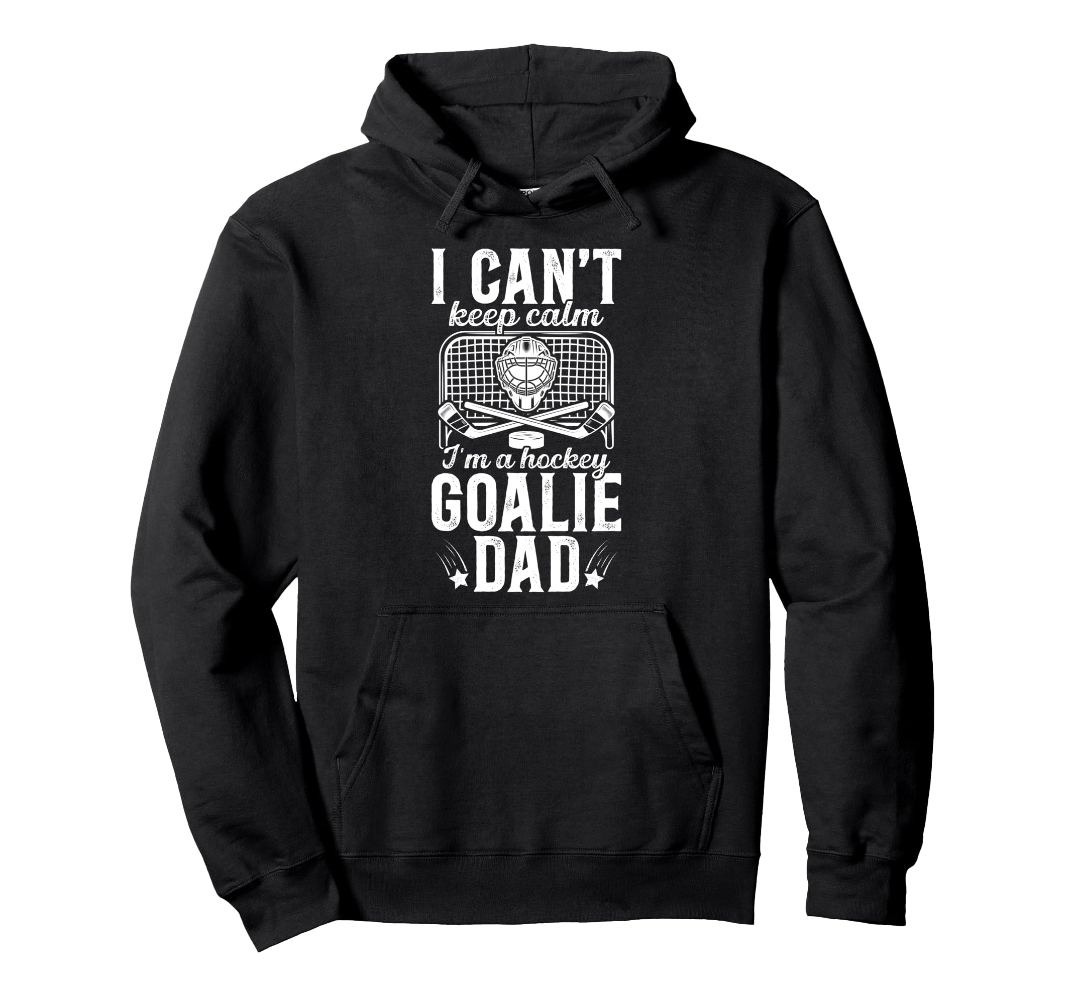 Im Hockey Goalie Dad Ice Hockey Keeper Hoodie - Unique Graphic for Adults
