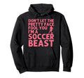 Soccer Art Teen Goalie Soccer Player Hoodie - Fun Novelty Design Unisex