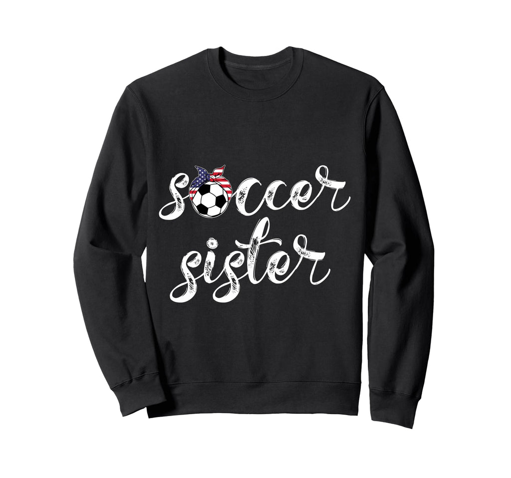Womens Soccer Player Bandana Ball Sweatshirt - Trendy Graphic Men Women