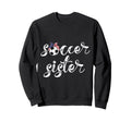 Womens Soccer Player Bandana Sweatshirt - Fun Novelty Design Men Women