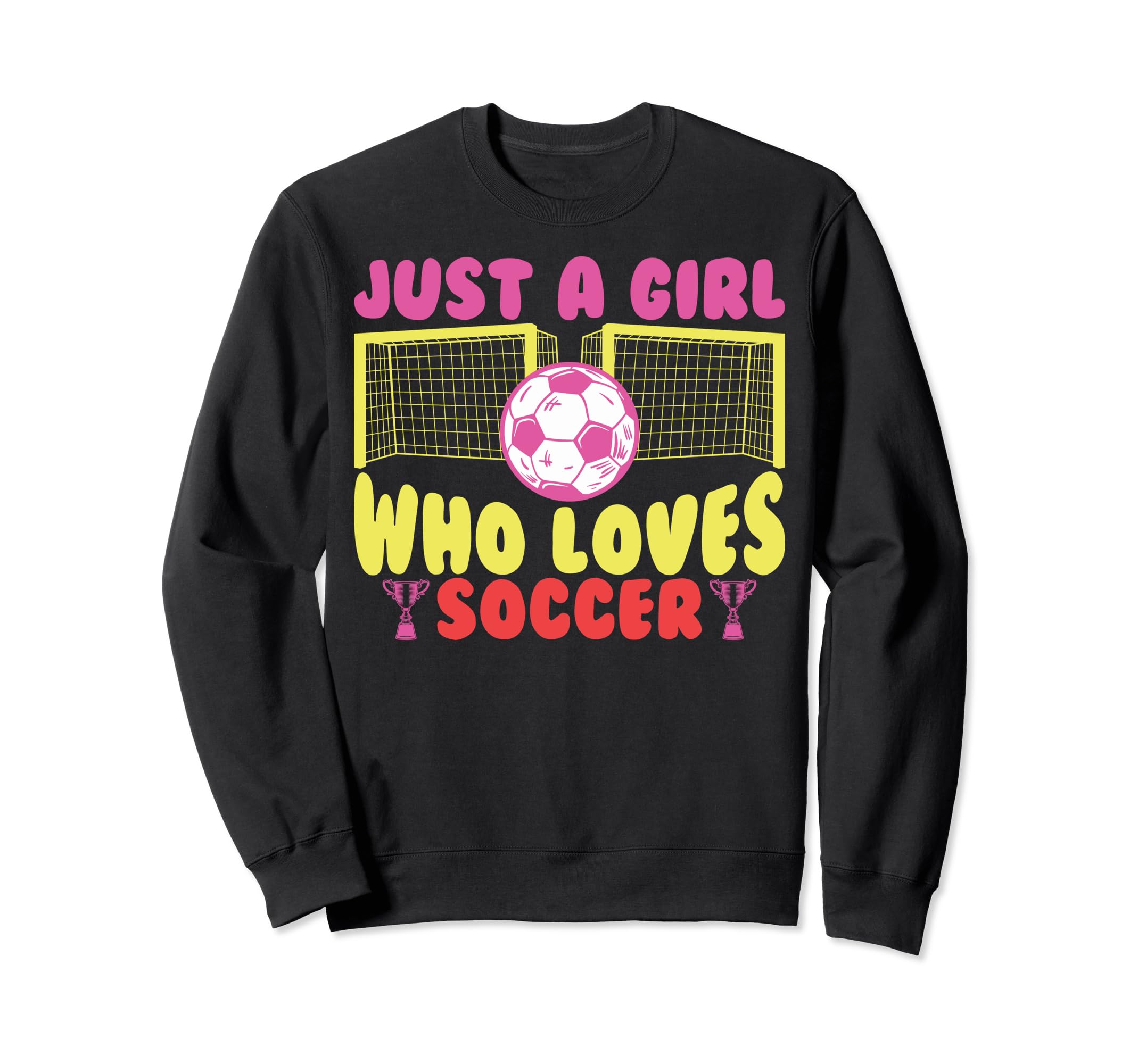 Soccer Lovers Soccer Fans Just Who Loves Sweatshirt - Graphic Print Unisex