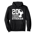 Soccer 20 Years Awesome Soccer Hoodie - Casual Everyday Wear Men Women