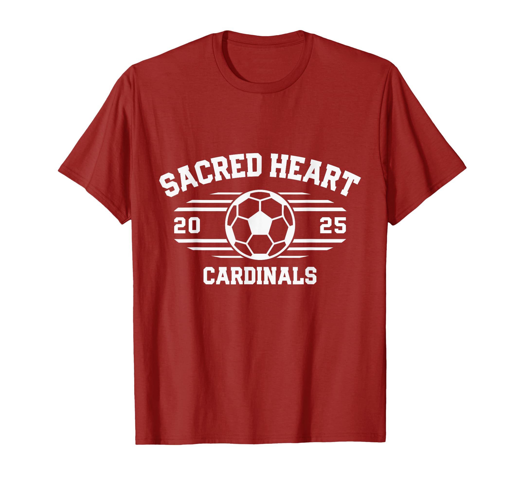 Sacred Heart Cardinals High School T-Shirt - Minimalist Print for Adults