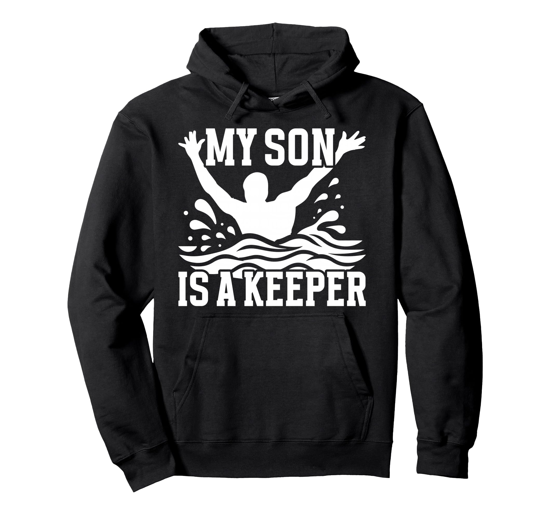 Proud Water Polo Keeper Mom Water Polo Hoodie - Novelty Apparel for Adults