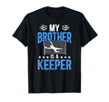 Proud Soccer Keeper Brother Soccer T-Shirt - Fun Novelty Design Unisex