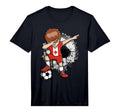 Dabbing Soccer Canada Jersey Canadian T-Shirt - Novelty Apparel for Adults