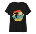 Soccer Distressed Hexagon Soccer T-Shirt - Casual Everyday Wear Unisex