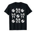 Coach Trainer Soccer Bow Coquette Mom T-Shirt - Minimalist Print Men Women