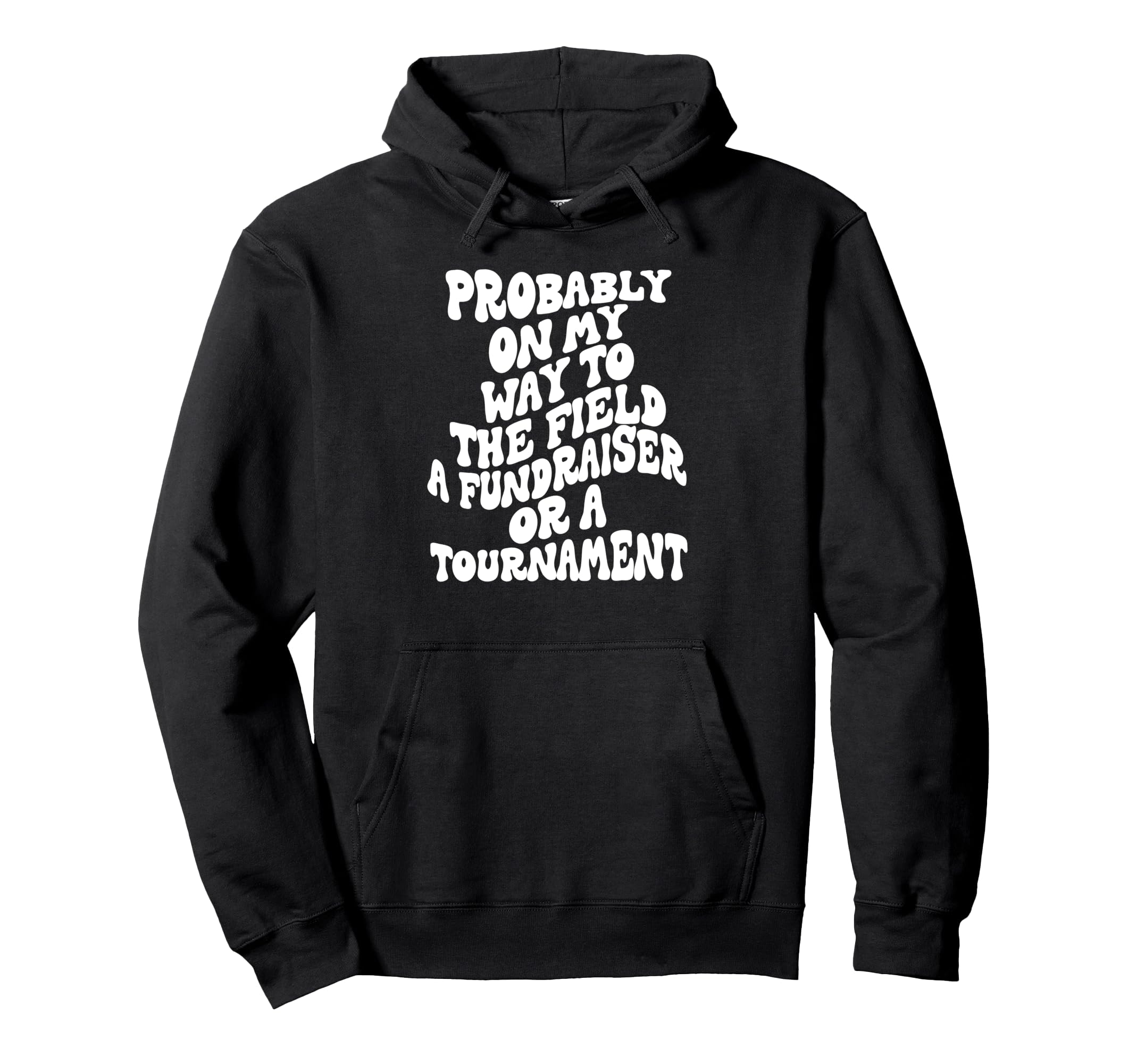 Soccer Mom Groovy Funny Probably My Way Hoodie - Unique Graphic Men Women