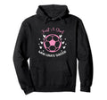 Just Who Loves Soccer Funny Sayings Hoodie - Fun Novelty Design Men Women