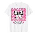 Soccer Sister Soccer Sis Coquette Bow T-Shirt - Streetwear Style Men Women