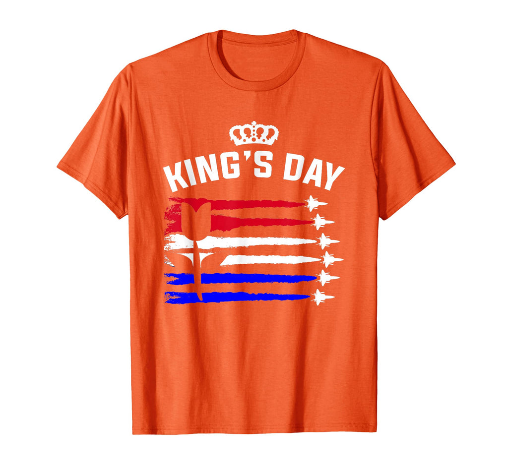 Koningsdag Netherlands 2025 Crown Funny T-Shirt - Custom Art Print Unisex