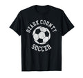 Ozark County Soccer Distressed 90S T-Shirt - Novelty Apparel Men Women