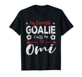 My Favorite Goalie Calls Me Omi T-Shirt - Minimalist Print for Adults
