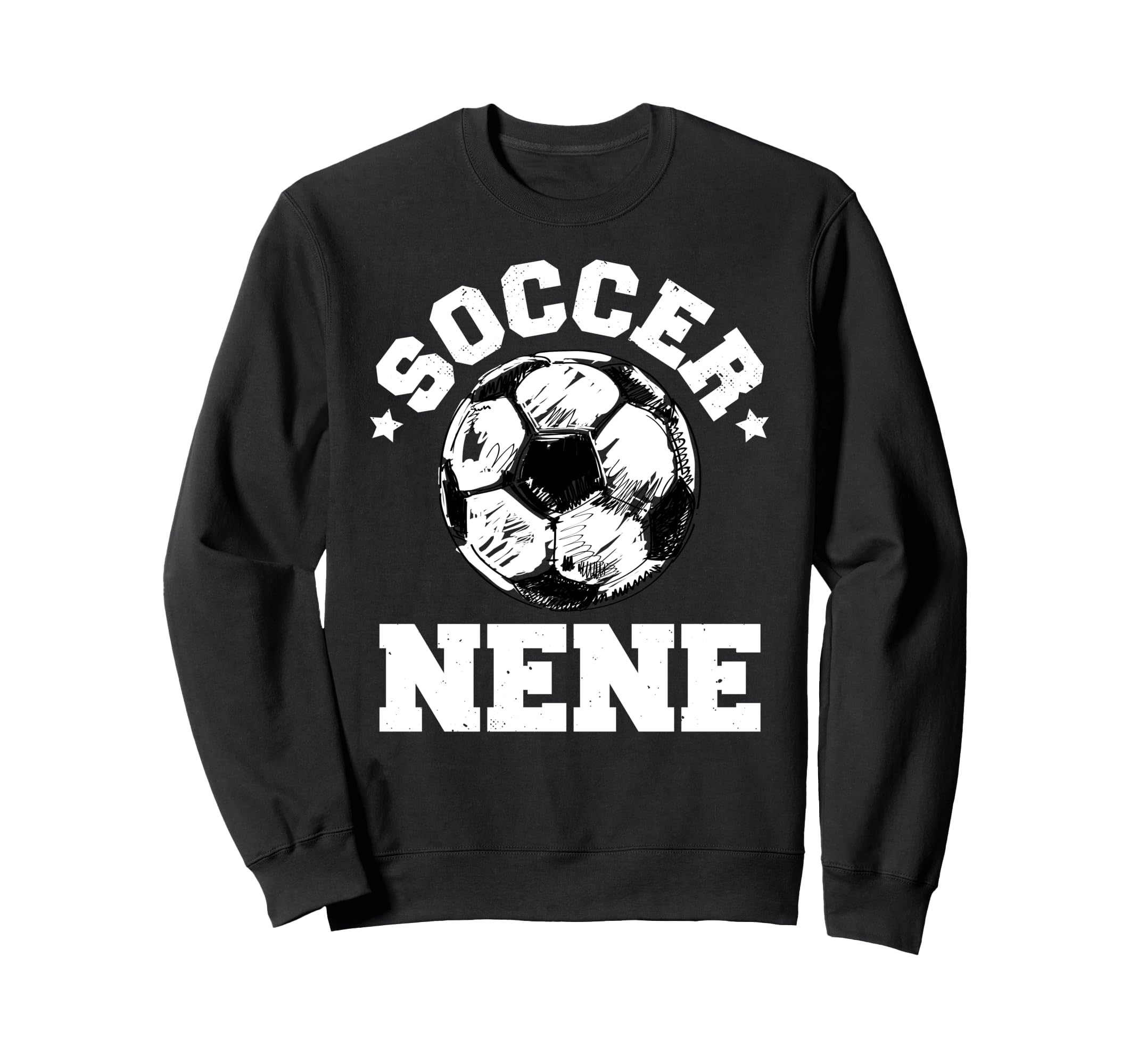 Soccer Nene Soccer Ball Distressed Sweatshirt - Streetwear Style Unisex