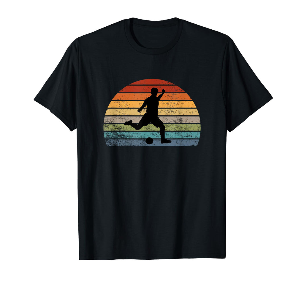 Sunset Soccer Kick T-Shirt - Graphic Print Men Women