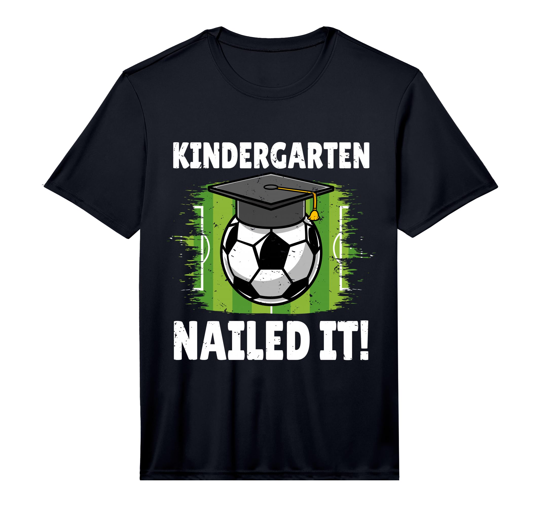Kindergarten Nailed It Soccer Player T-Shirt - Fun Novelty Design Unisex