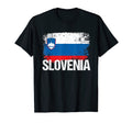 Slovenia Slovenian Flag Pride Patriotic T-Shirt - Minimalist Print Unisex