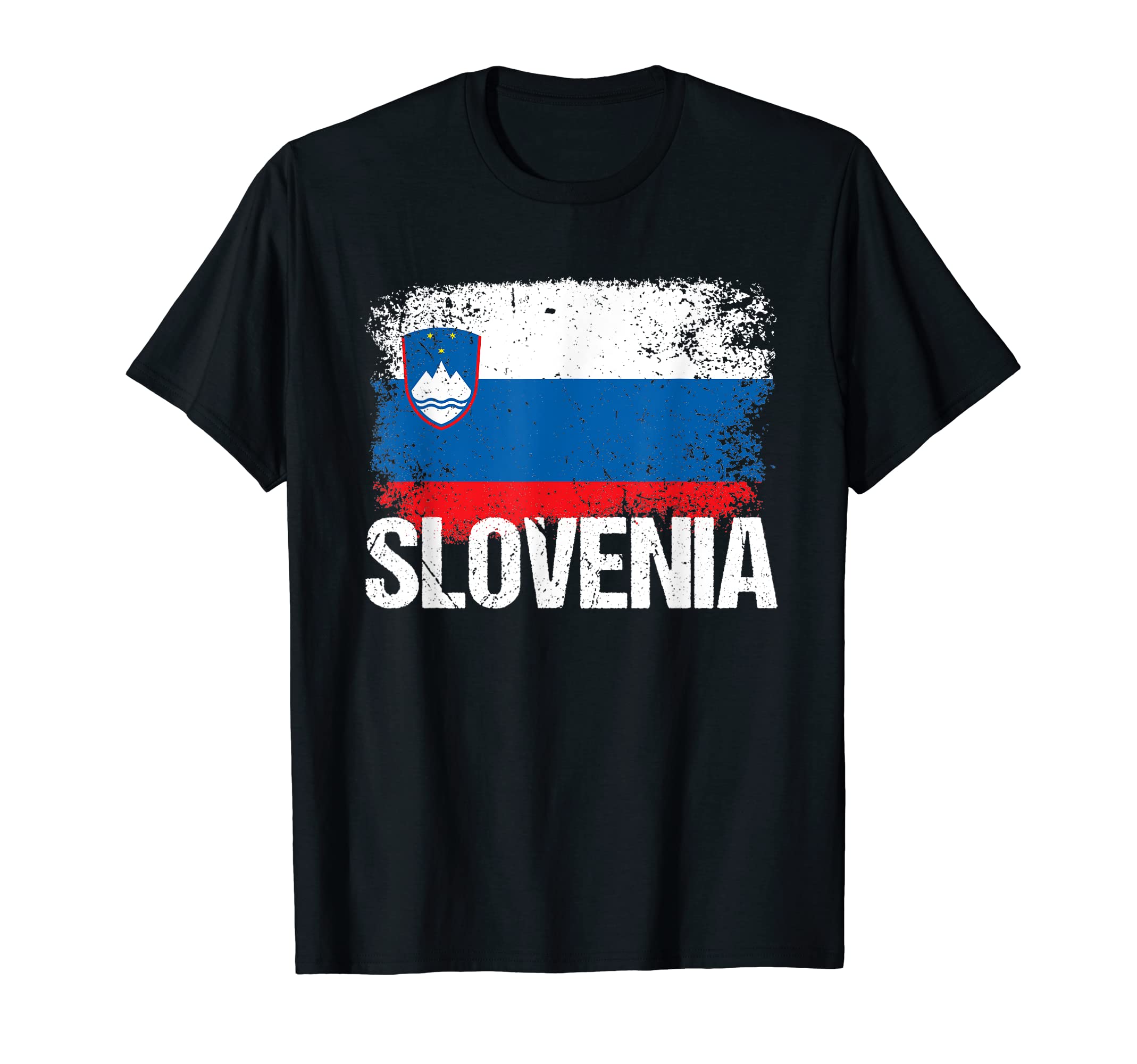 Slovenia Slovenian Flag Pride Patriotic T-Shirt - Minimalist Print Unisex