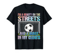 Soccer Player Team Cleats Mom Goalie T-Shirt - Unique Graphic Men Women