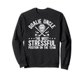 Funny Hockey Goalie Uncle Hockey Sweatshirt - Custom Art Print for Adults