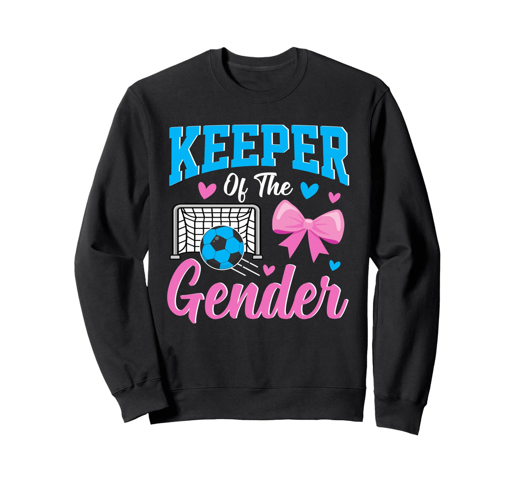 Keeper Gender Goals Or Bows Gender Sweatshirt - Graphic Print for Adults
