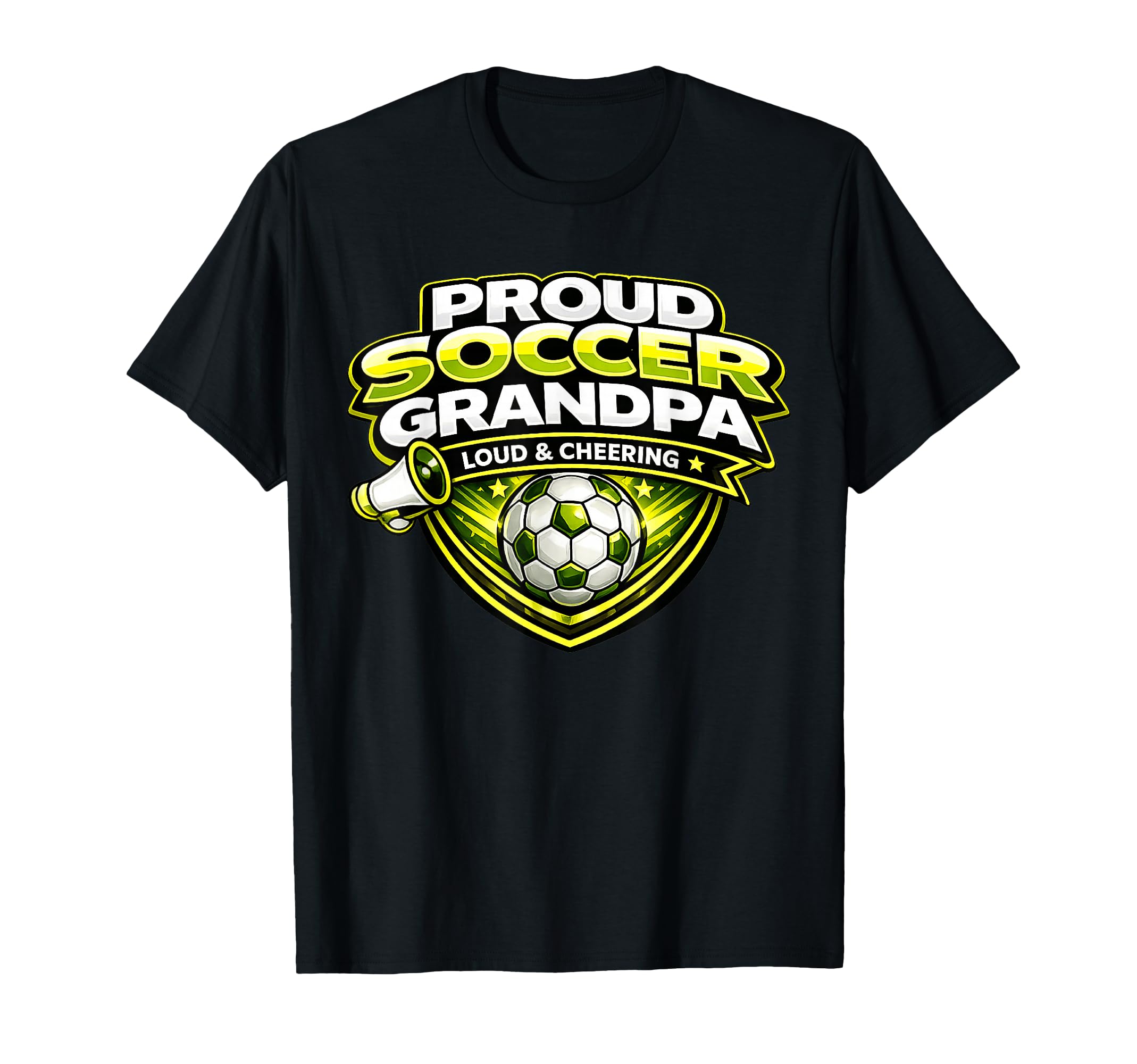 Soccer Grandpa Funny Proud Loud T-Shirt - Minimalist Print Men Women