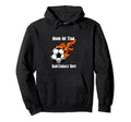 Soccer Birthday Birthday Mom Soccer Hoodie - Aesthetic Graphic for Adults
