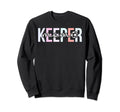 Boho Soccer Keeper Mom Soccer Sweatshirt - Aesthetic Graphic for Adults