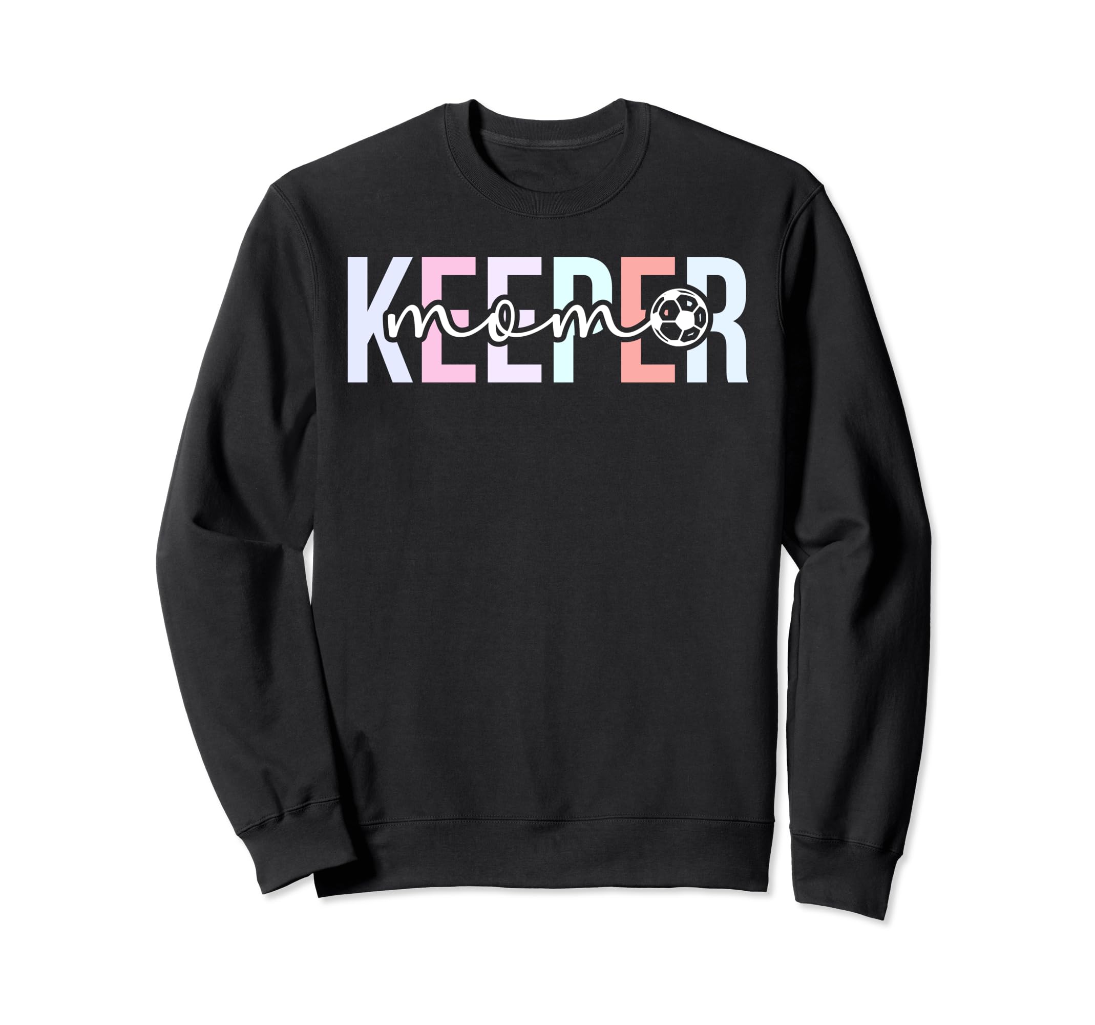 Boho Soccer Keeper Mom Soccer Sweatshirt - Aesthetic Graphic for Adults