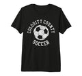 Colquitt County Soccer Distressed T-Shirt - Fun Novelty Design for Adults