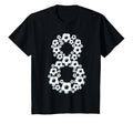 8 Year Old Soccer Birthday Funny 8Th T-Shirt - Minimalist Print Men Women