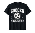 Coquette Bow Soccer Mamie Soccer Team T-Shirt - Graphic Print for Adults
