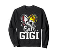 Ball Gigi Baseball Softball Sweatshirt - Casual Everyday Wear Unisex