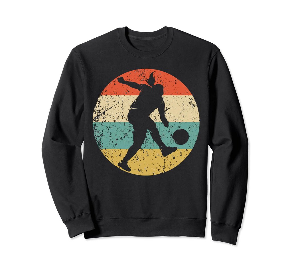Soccer Player Female Athlete Sweatshirt - Fun Novelty Design for Adults