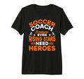 Mens Soccer Coaching Training T-Shirt - Casual Everyday Wear for Adults