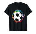 Soccer Ball Art Soccer Sport Game T-Shirt - Fun Novelty Design for Adults