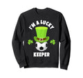 Goalkeeper St Patricks Day Novelties Hoodie - Casual Everyday Wear Unisex