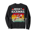 Merry Kickmas Soccer Lover Sweatshirt - Custom Art Print for Adults