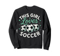 This Loves Soccer Sweatshirt - Fun Novelty Design Men Women