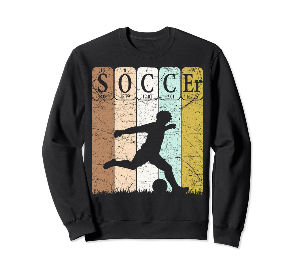 Soccer Periodic Table Elements Sweatshirt - Custom Art Print Men Women