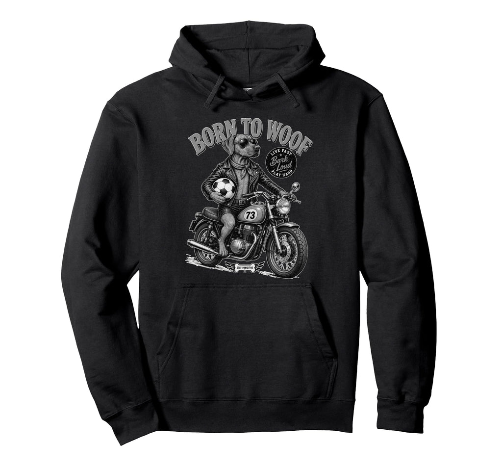 Ridgeback Motorbike Love Footbal Hoodie - Casual Everyday Wear Men Women