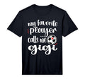 Mens My Favorite Soccer Player Calls T-Shirt - Unique Graphic for Adults