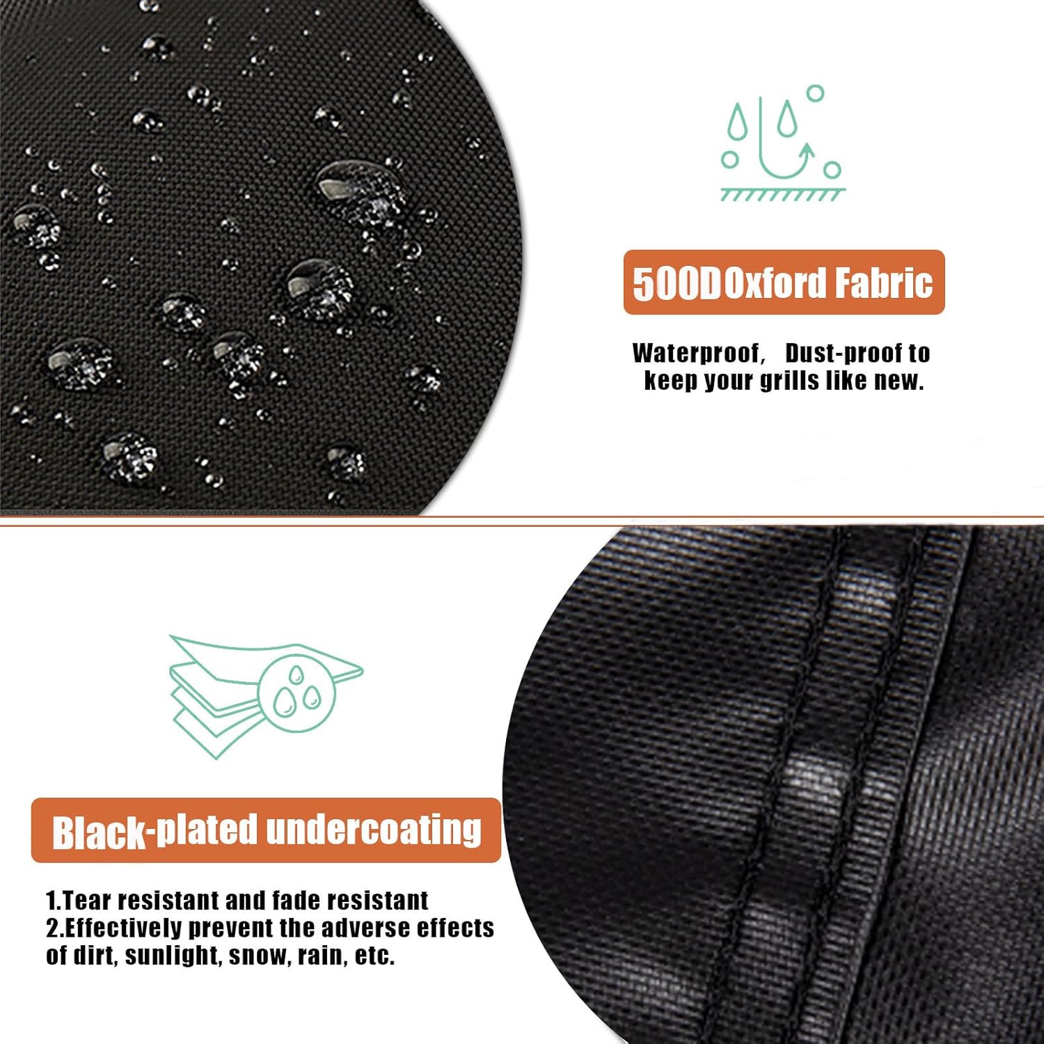 Grill Griddle Cover Compatible for Charbroil Bistro Pro Electric Grill & Griddle, Portable Gas BBQ Covers, Waterproof Outdoor Electric Grills Cover-23 D x 32.8" W x 39.6" H