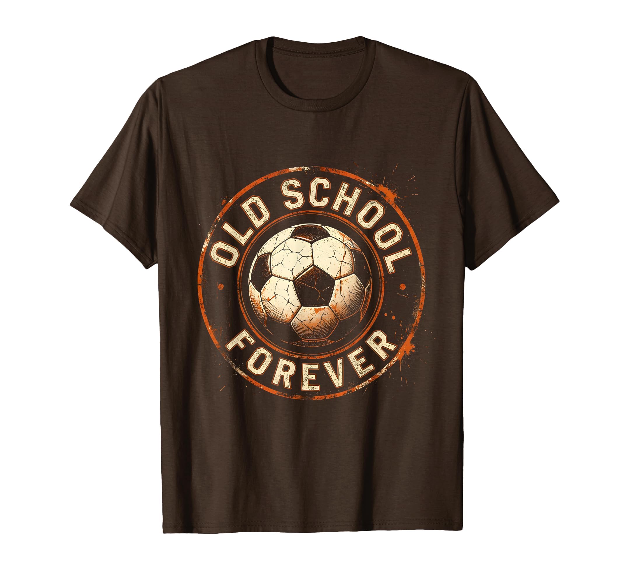 Old School Forever Soccer Ball T-Shirt - Graphic Print Unisex