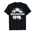 Soccer Mum Soccer Ball Split Funny T-Shirt - Trendy Graphic Men Women