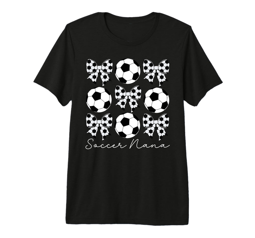 Soccer Nana Coquette Nana Soccer Player T-Shirt - Unique Graphic Unisex