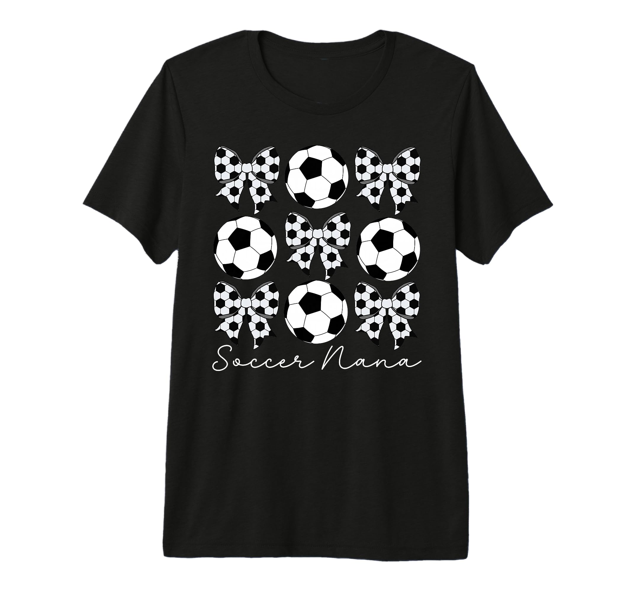 Soccer Nana Coquette Nana Soccer Player T-Shirt - Unique Graphic Unisex