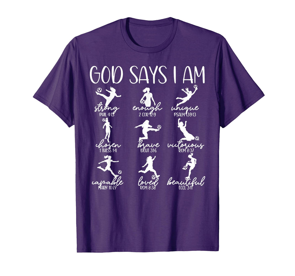 God Says I Am Bible Verse Religious T-Shirt - Fun Novelty Design Unisex