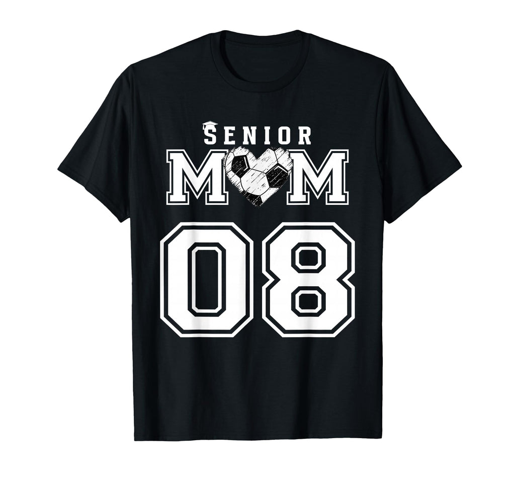Proud Senior Soccer Mom Custom Jersey T-Shirt - Trendy Graphic for Adults